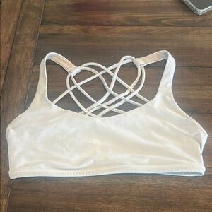 lululemon athletica White Strappy Bra